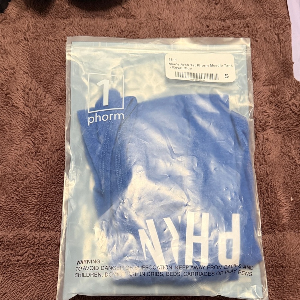 1st Phorm Blue Muscle Tank Top